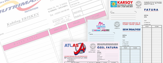 Fatura, Makbuz, Senet baskılarını kolayca yapın